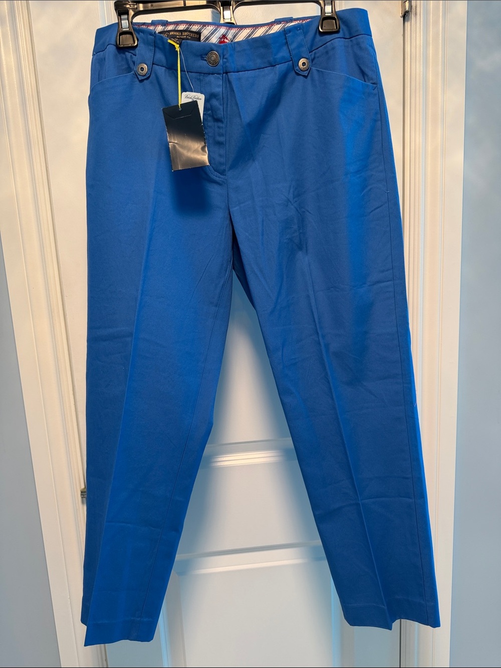 Brooks Brothers 346 Natalie Fit Blue Dress Pants Size 10 NWT